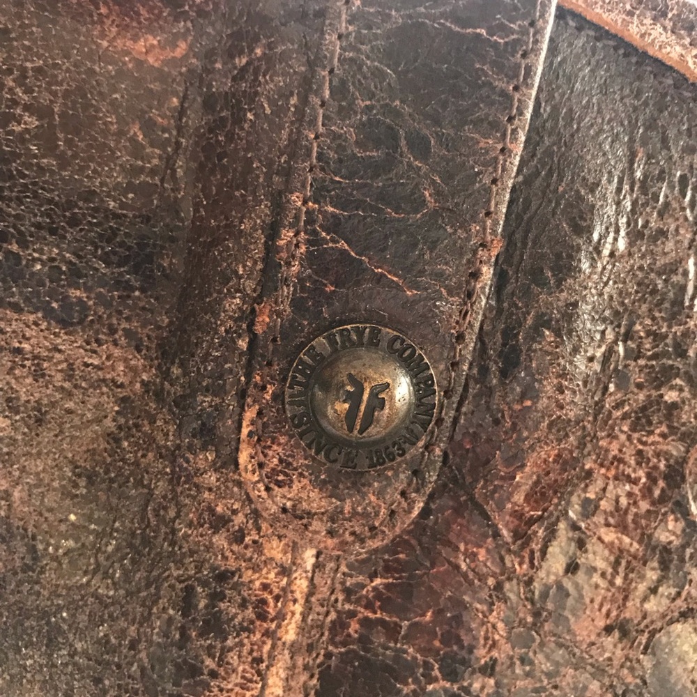 Distressed Frye Riding Boots - Picture 3 of 4